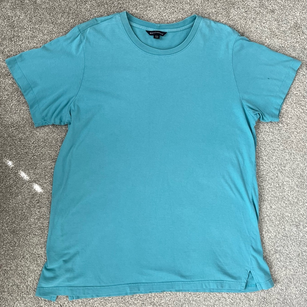 Nwot Lands End Boys Aqua Tshirt Size 14-16